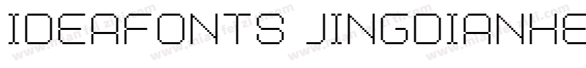 ideafonts jingdianhei字体转换